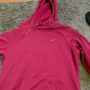 Pink Nike hoodie
